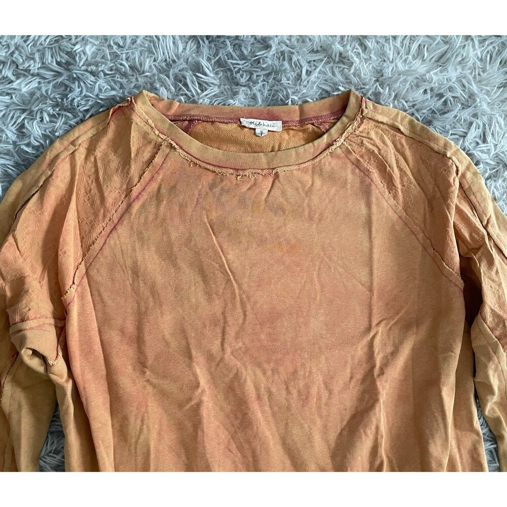 Oli & Hali top Oli Hali shirt oli and hali crew neck longsleeve shirt camel boho - Picture 6 of 9
